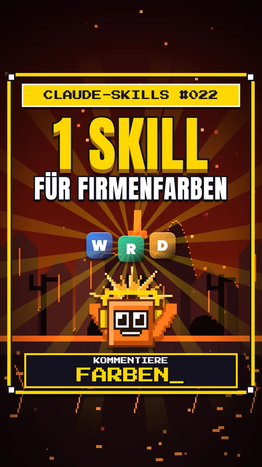 Cover von Claude-Skills Nr. 022: 1 Skill Für Firmenfarben
