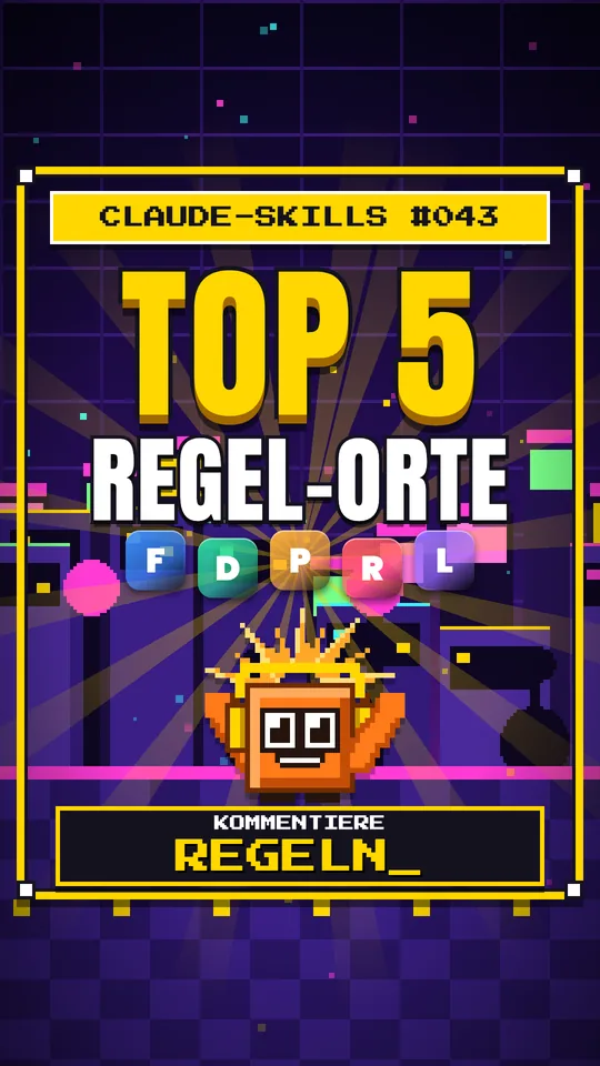 Cover von Claude-Skills Nr. 043: Top 5 Regel-orte