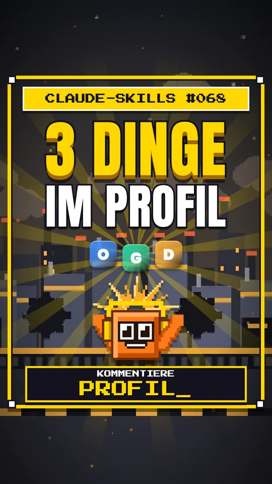 Cover von Claude-Skills Nr. 068: 3 Dinge Im Profil