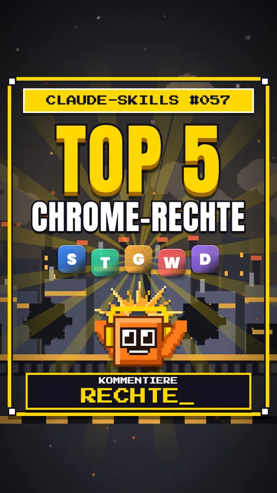 Cover von Claude-Skills Nr. 057: Top 5 Chrome-rechte