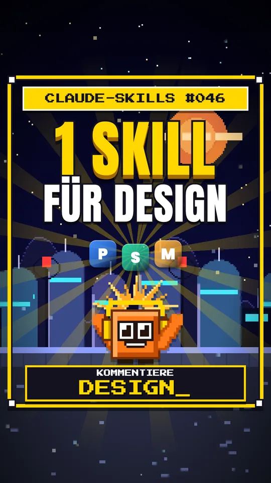 Cover von Claude-Skills Nr. 046: 1 Skill Für Design