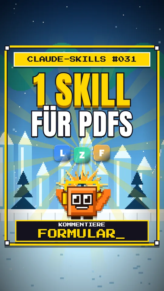 Cover von Claude-Skills Nr. 031: 1 Skill Für Pdfs