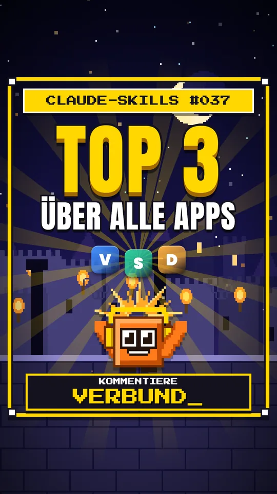 Cover von Claude-Skills Nr. 037: Top 3 Über Alle Apps